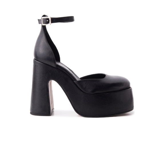 L'INTERVALLE Shoes - L'INTERVALLE Black Platform Mary Jane Shoes